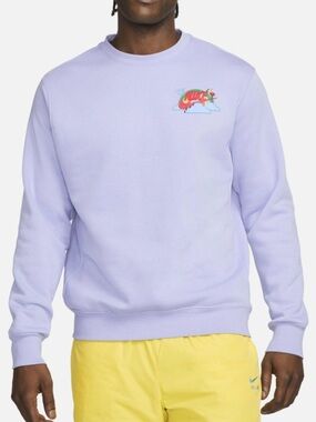 Purple Have A Nike Day Sweatshirt Medium